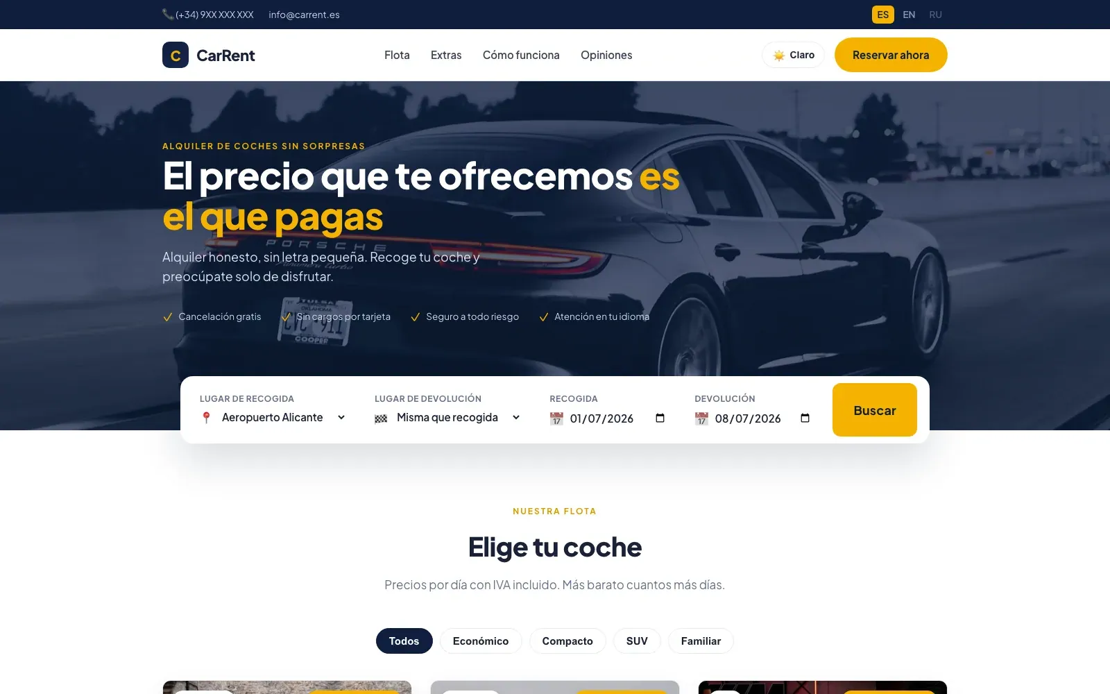 CarRent — captura 1